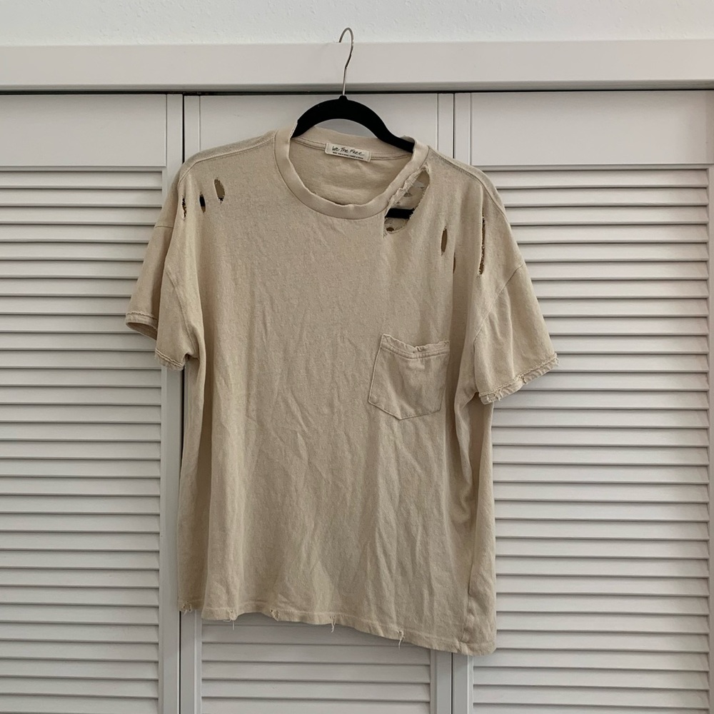 FP WE THE FREE Distressed Tee